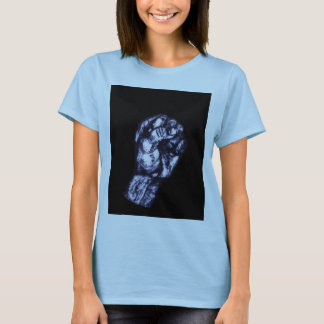 Schwarze Power-Faust T-Shirt