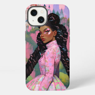 Schwarze Prinzessin Fantasy Kunst iPhone 13 Hülle