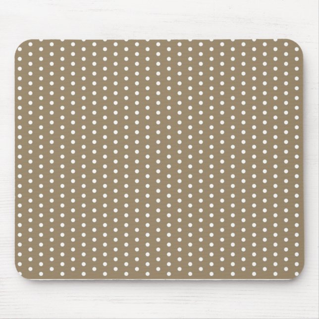 schwarze punkte polka dots gepunktet punktiert tup mousepad (Vorne)