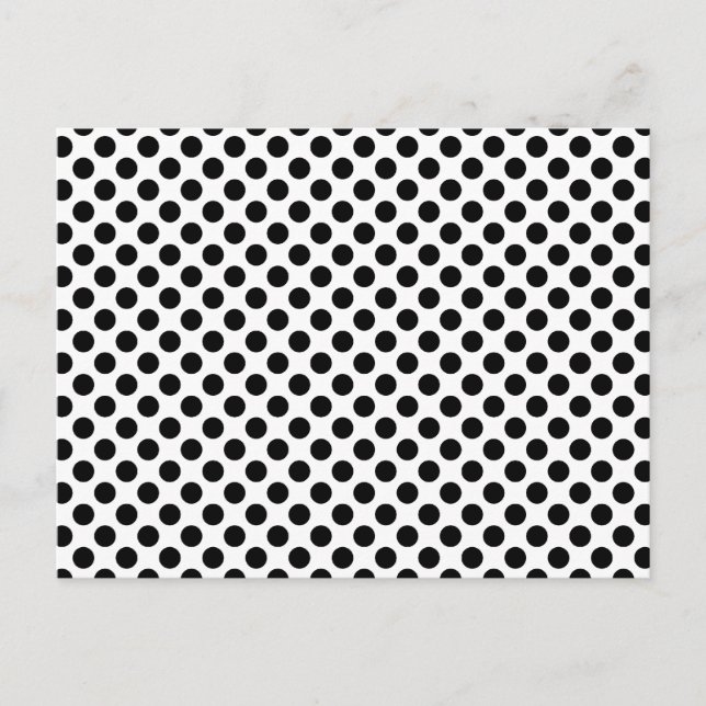 Schwarze Punkte Postkarte (Vorderseite)
