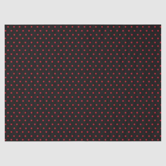 Schwarze Punkte Seidenpapier (Vorderseite)