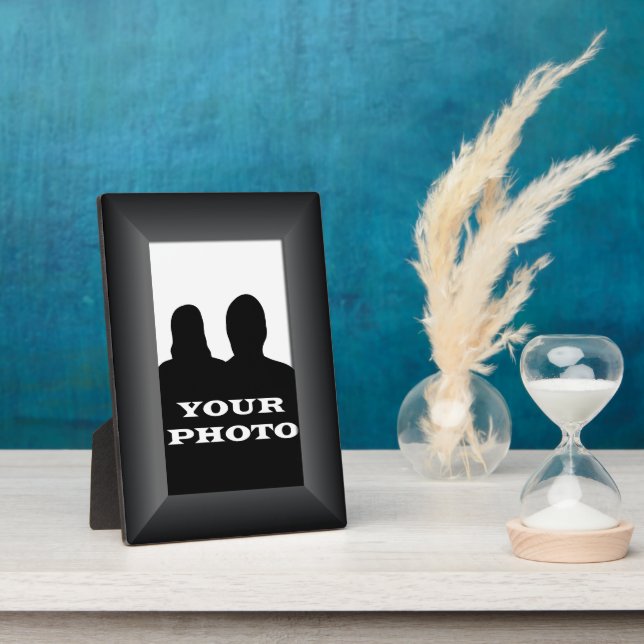 Schwarze Rahmen für Ihr Foto 5 x 7 Vertikal (Seite)