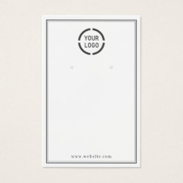 Schwarze Ränder, benutzerdefiniertes Logo, Ohrmark