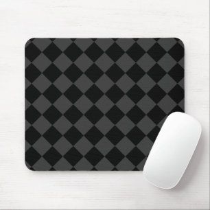 Schwarze & rauchige schwarze Diamanten – Elegant & Mousepad