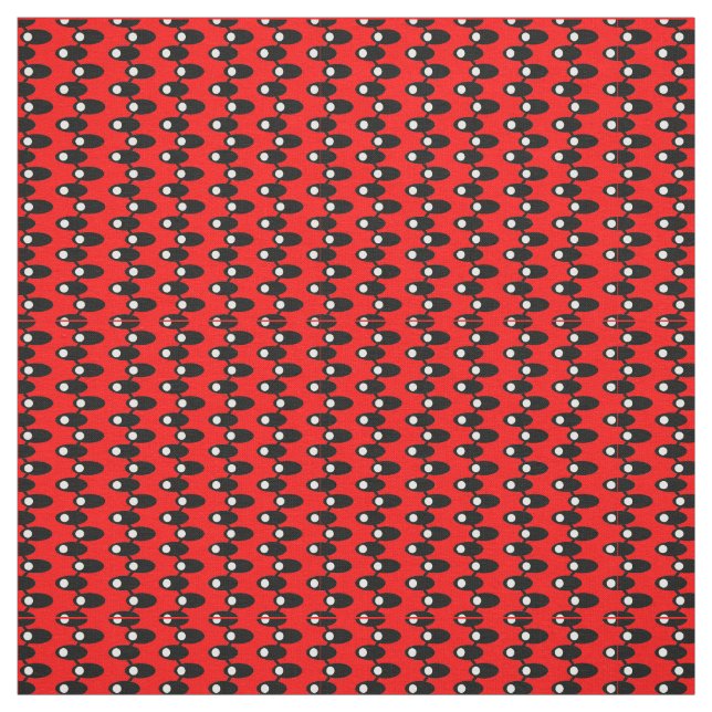Schwarze Raumschiffe Stoff (Muster)