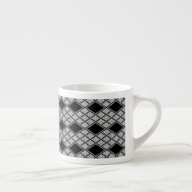 SCHWARZE RAUTE STRICK Espresso Cup Espressotasse (Rechts)