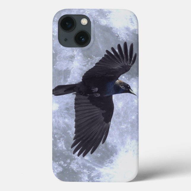 Schwarze Raven Gothic, keltisch, Wildtiere Case-Mate iPhone Hülle (Rückseite)
