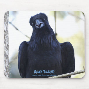 SCHWARZE RAVEN REDEN MOUSEPAD