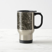 Schwarze Reise-Tasse