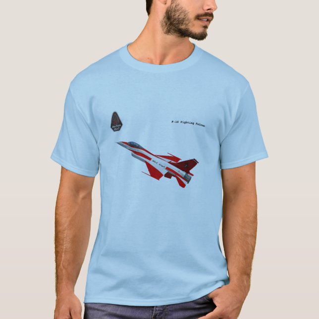 Schwarze RitterF-16T - Shirt (Vorderseite)