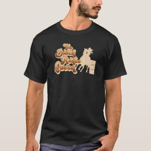 Schwarze Rodeo-Königin Barrel Racing Afroamerikane T-Shirt