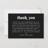 Schwarze Romantische Hochzeit | Minimalistische Mo
