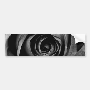 Schwarze Rose Blume Blumendekoration Vintag Autoaufkleber
