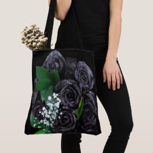 Schwarze Rose Bouquet Tasche