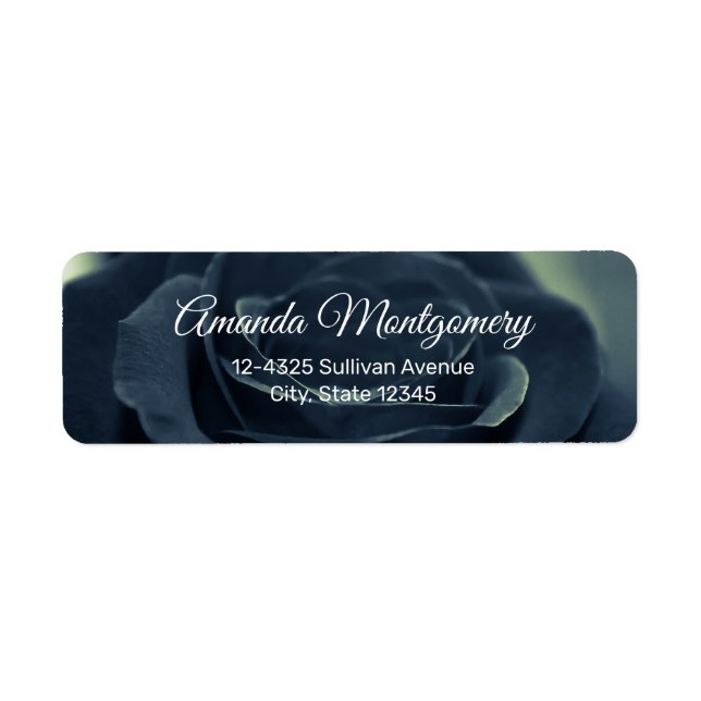 Schwarze Rose Dunkle Gotische Blume Foto (Vorne)