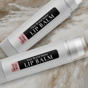 Schwarze Rose Gold Lipstick Lippen Balsam Wasserdi Etiketten