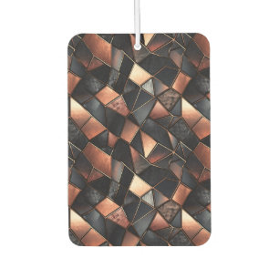 Schwarze Rose Gold Tiles Autolufterfrischer
