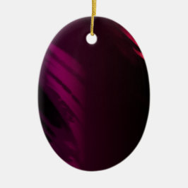 Schwarze Rose Keramikornament