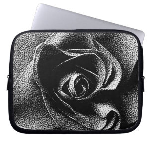 SCHWARZE ROSE LAPTOPSCHUTZHÜLLE