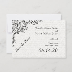 Schwarze Rose Liebe Hochzeitssache speichern das D Save The Date