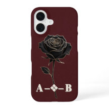 Schwarze Rose mit goldenem Umriss dunkle Luxus-Blu