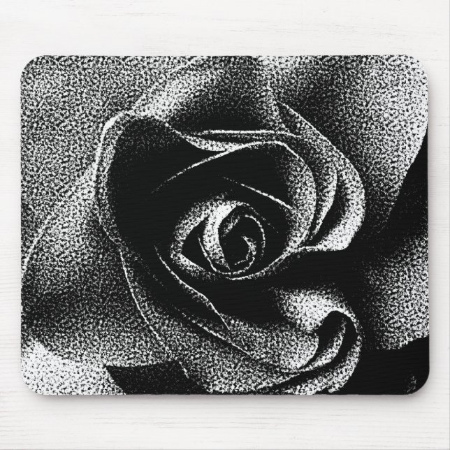 SCHWARZE ROSE MOUSEPAD (Vorne)