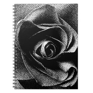 SCHWARZE ROSE NOTIZBLOCK