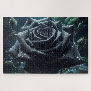 Schwarze Rose Puzzle