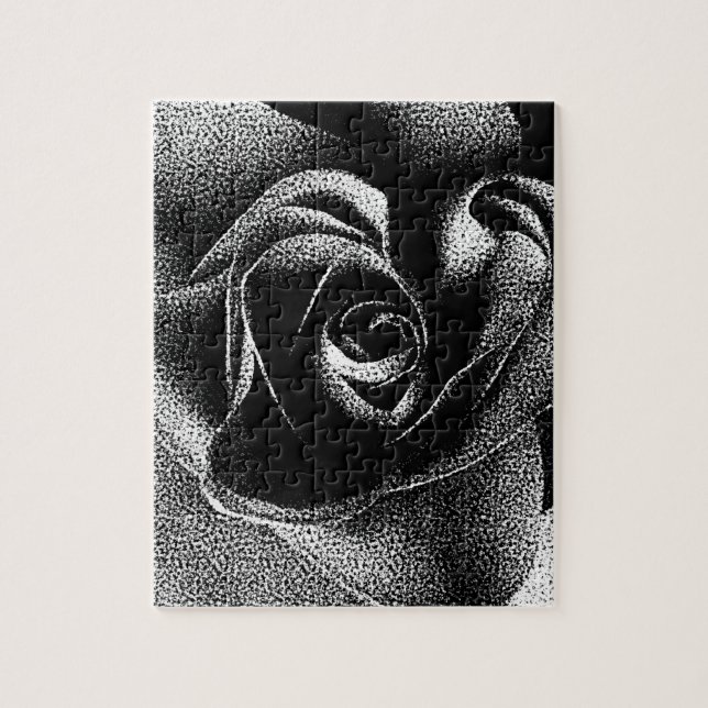 SCHWARZE ROSE PUZZLE (Vertikal)