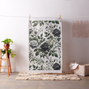 Schwarze Rose Stoff