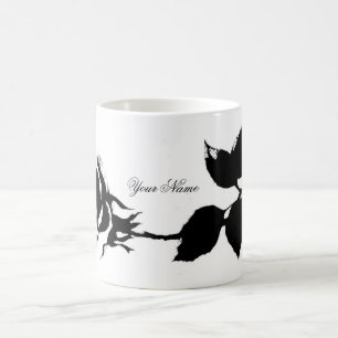 Schwarze Rose Tasse