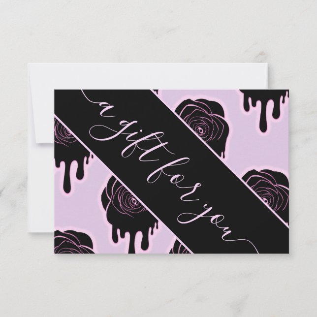 Schwarze Rose Tropfen Tropfsteinhöhle Schönheitssa (Vorderseite)