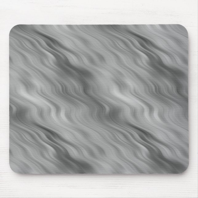 Schwarze Rose Wavy Textur Mousepad (Vorne)