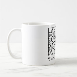 Schwarze Rosen-Gesellschafts-Tassen | Heartblaze Tasse