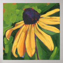 Schwarze Rudbeckie Große Blumen Poster