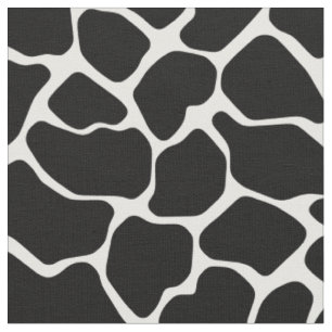 Schwarze Safari-Giraffe Stoff