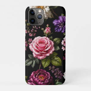 Schwarze Samt-Rose Case-Mate iPhone Hülle