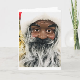 **SCHWARZE SANTA" NUR DIE BESTEN WÜNSCHE FÜR SIE KARTE
