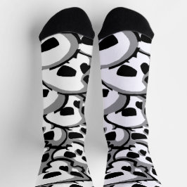 Schwarze Schädelsäule Socken
