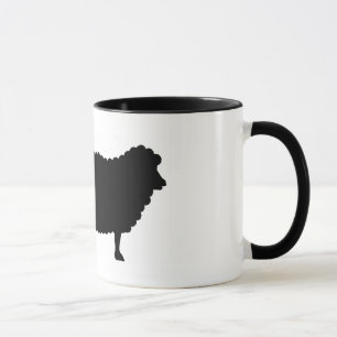 Schwarze Schaf-Kaffee-Tasse Tasse
