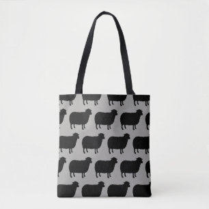 Schwarze Schaf-Silhouette-Muster