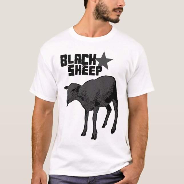 Schwarze Schaf-T - Shirt (Vorderseite)