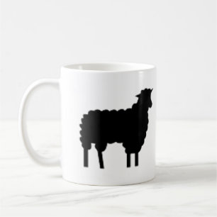 Schwarze Schaf-Tasse Kaffeetasse