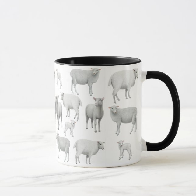 Schwarze Schaf-Tasse Tasse (Rechts)
