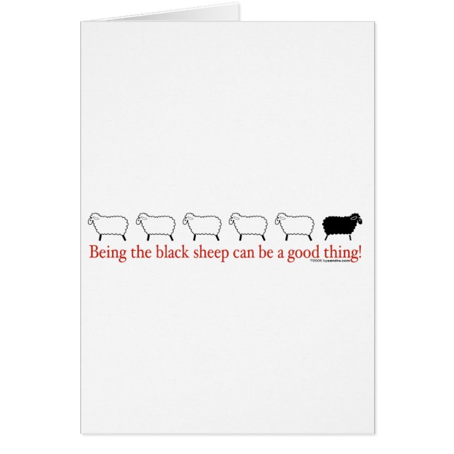 Schwarze Schafe (Vorne)