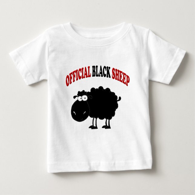 Schwarze Schafe Baby T-shirt (Vorderseite)