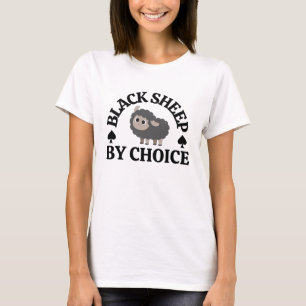 Schwarze Schafe nach Wahl antisozial T-Shirt