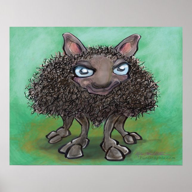 Schwarze Schafe Poster (Vorne)