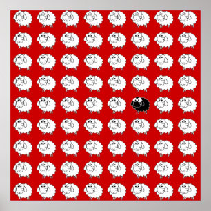 Schwarze Schafe Poster