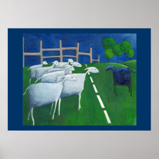 Schwarze Schafe Poster